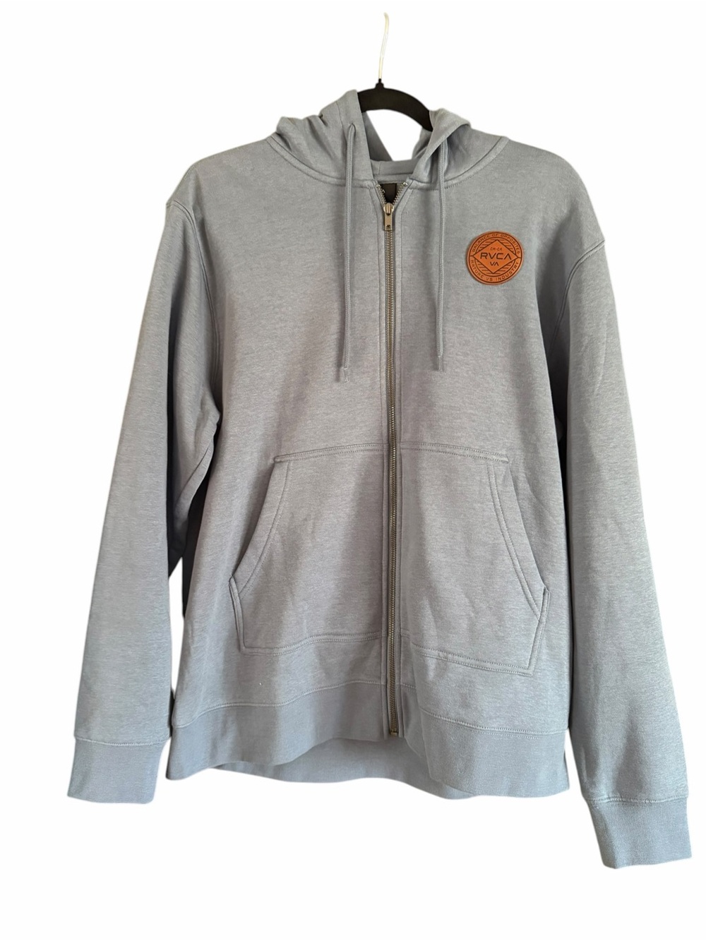 RVCA mens blue Zip-Up Hoodie Jacket